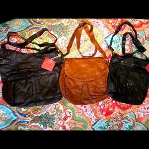 NEW (total price for 3) Boho Purses Cross …